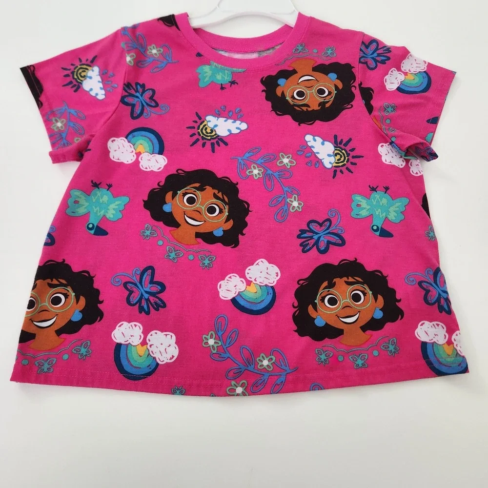 Disney Encanto‎ Mirabel Short Sleeve Top Girls Size L 10/12